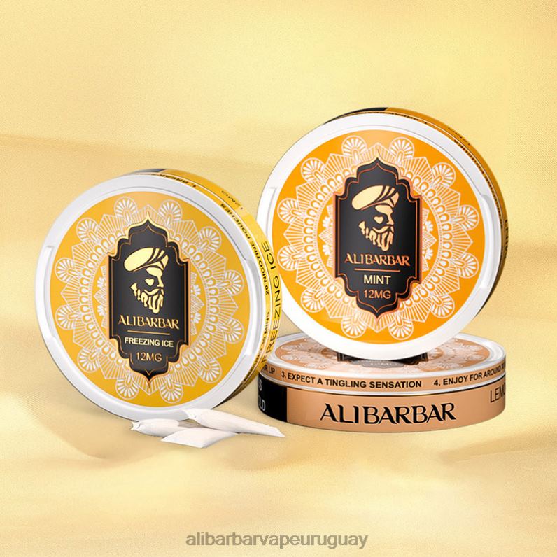 Alibarbar bolsas de nicotina hielo de cereza 860N881 - Alibarbar Vape Uruguay