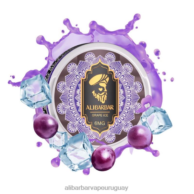 Alibarbar bolsas de nicotina hielo de uva 860N885 - Alibarbar Vape Flavours
