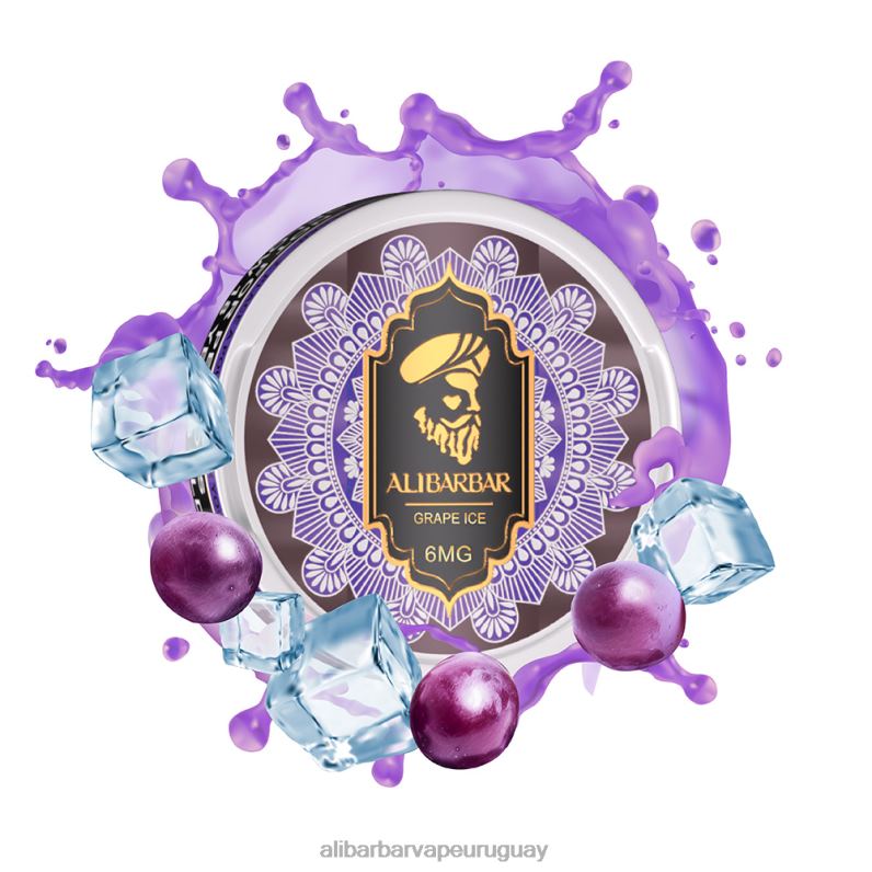 Alibarbar bolsas de nicotina hielo de uva 860N885 - Alibarbar Vape Flavours
