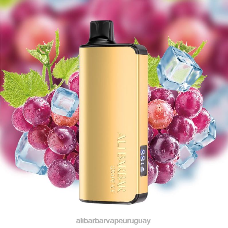 Alibarbar Ingot 20000 vaporizadores desechables hielo de uva 860N837 - Alibarbar Vape Flavours