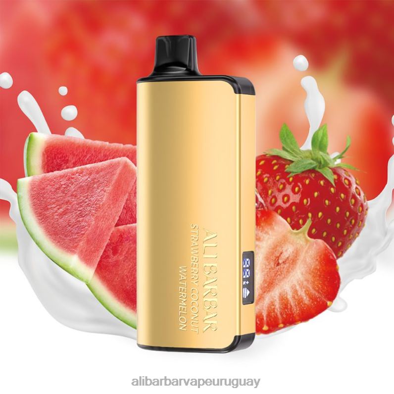 Alibarbar Ingot 20000 vaporizadores desechables sandía coco fresa 860N843 - Alibarbar Vape Flavours